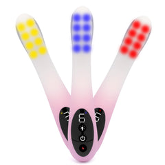 Mayoyosee red light therapy device emits 660nm light for at-home relaxation and care.