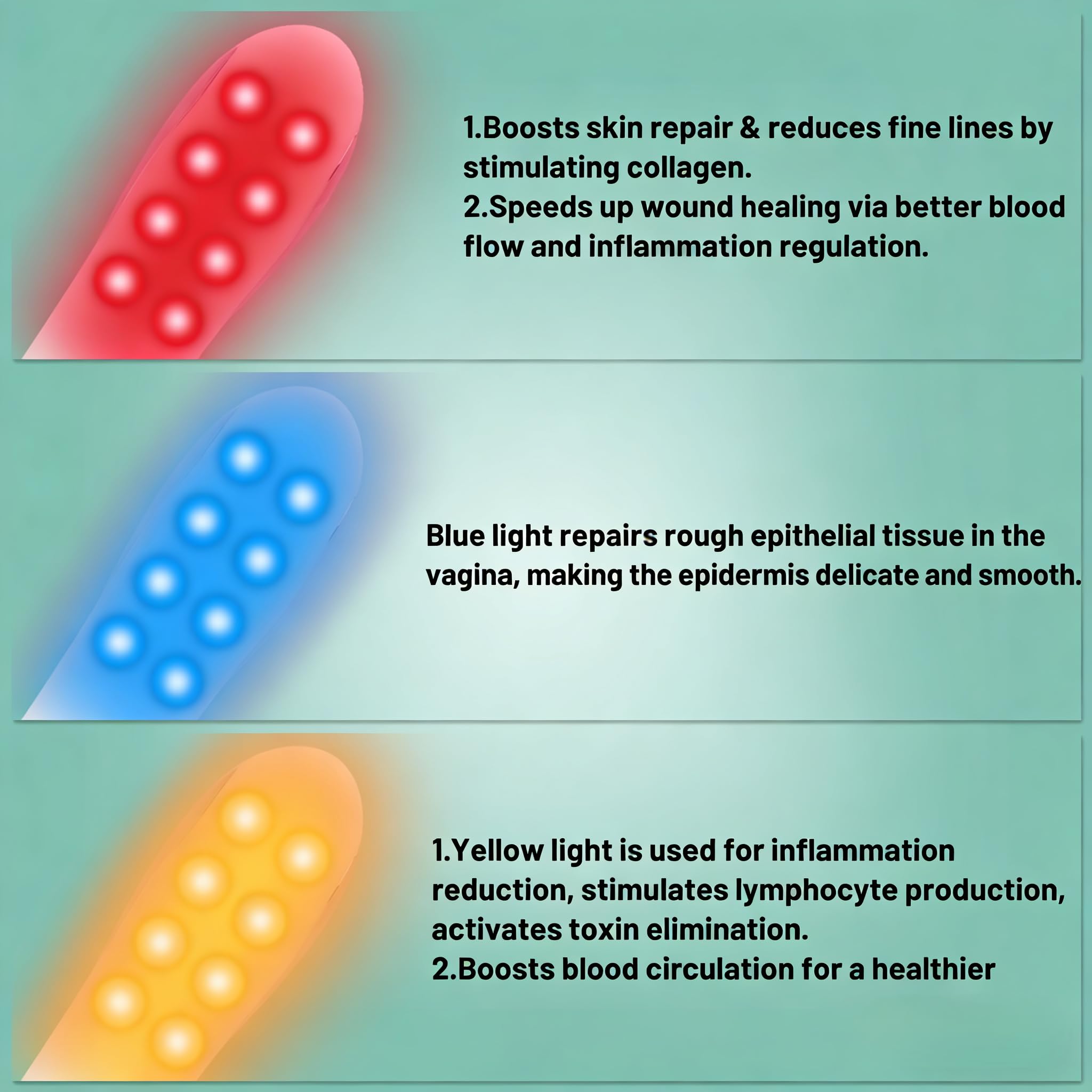 Mayoyosee yellow light therapy device offers warm tones for soothing daily routines.