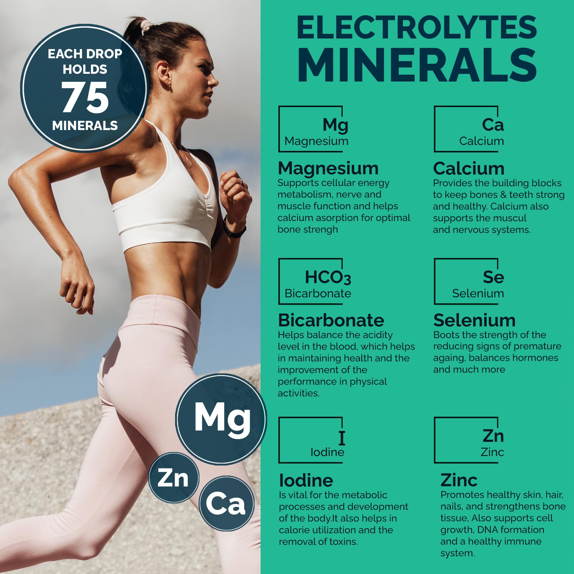 Mayu Electrolyte Drops packaging front shows clean label and purity claim.