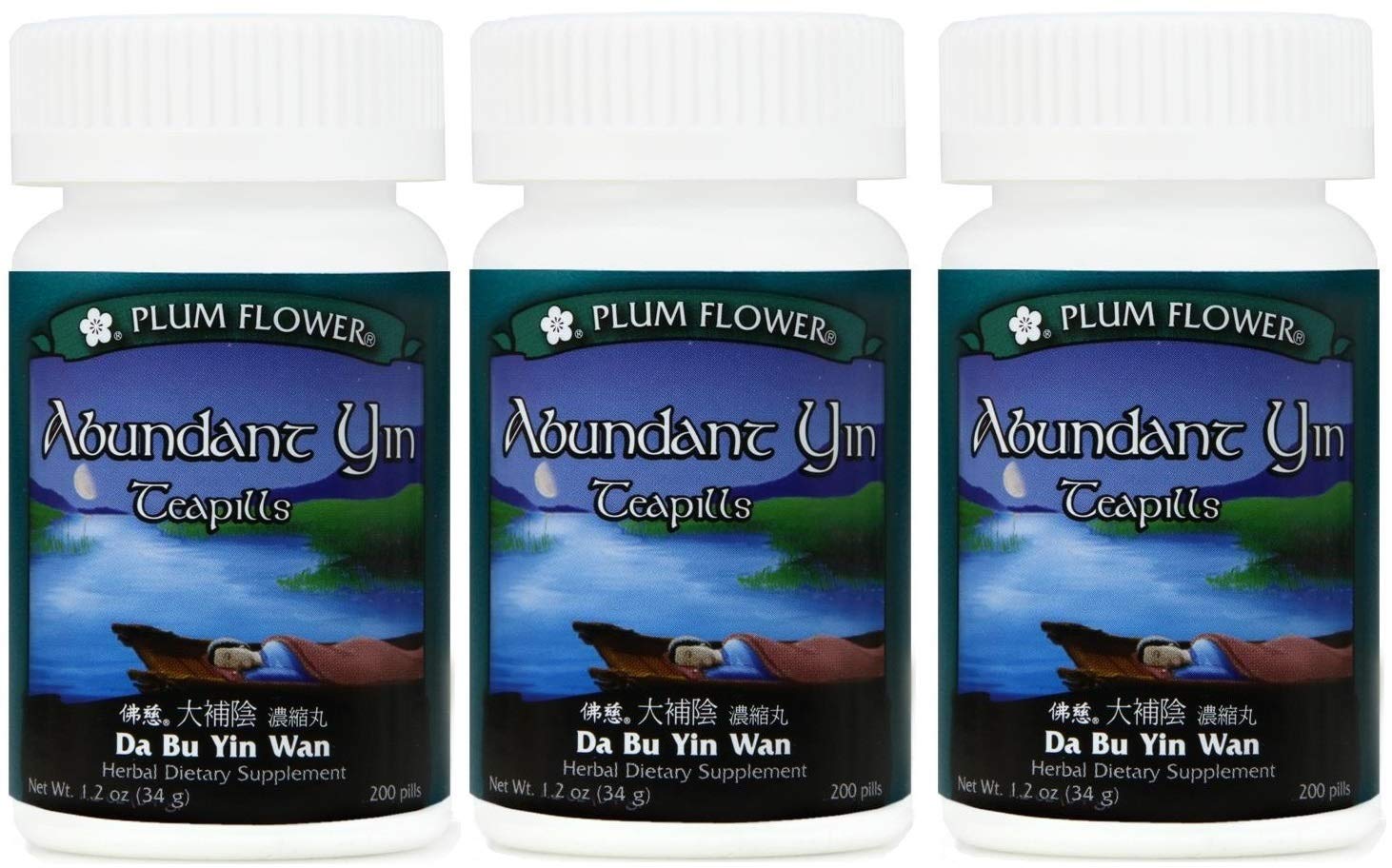 Mayway Abundant Yin Teapills plum flower bottle for daily ritual