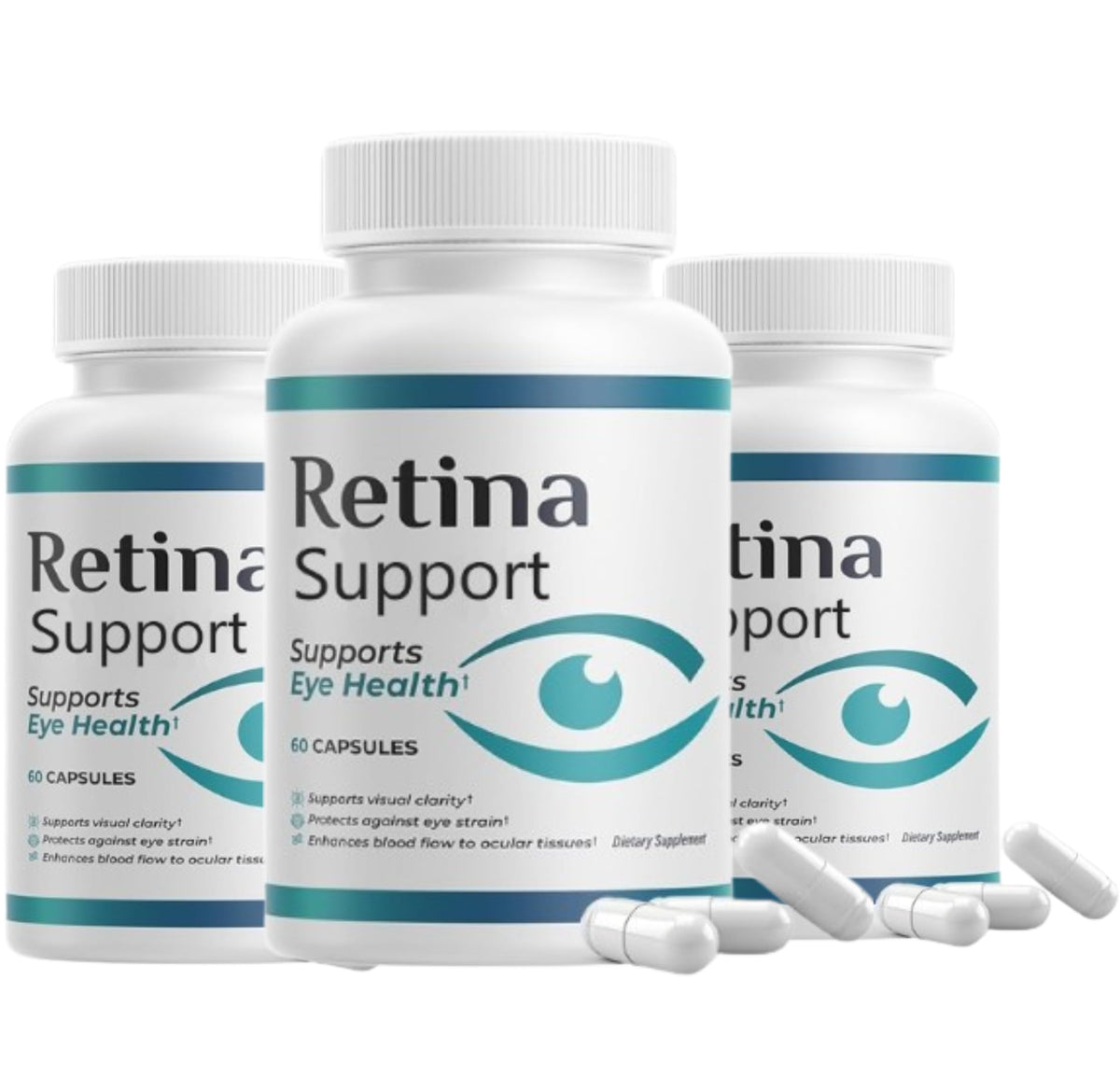 M B RetinaSupport bottle front view highlighting daily eye health support.