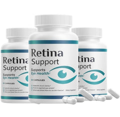M B RetinaSupport bottle front view highlighting daily eye health support.