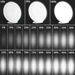 McDen dimmable brightness to tailor light to distance and mood