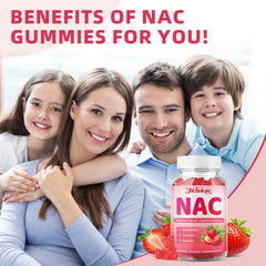 mchokuu nac gummies 1000mg strawberry flavor highlights tasty easy-to-chew daily routine