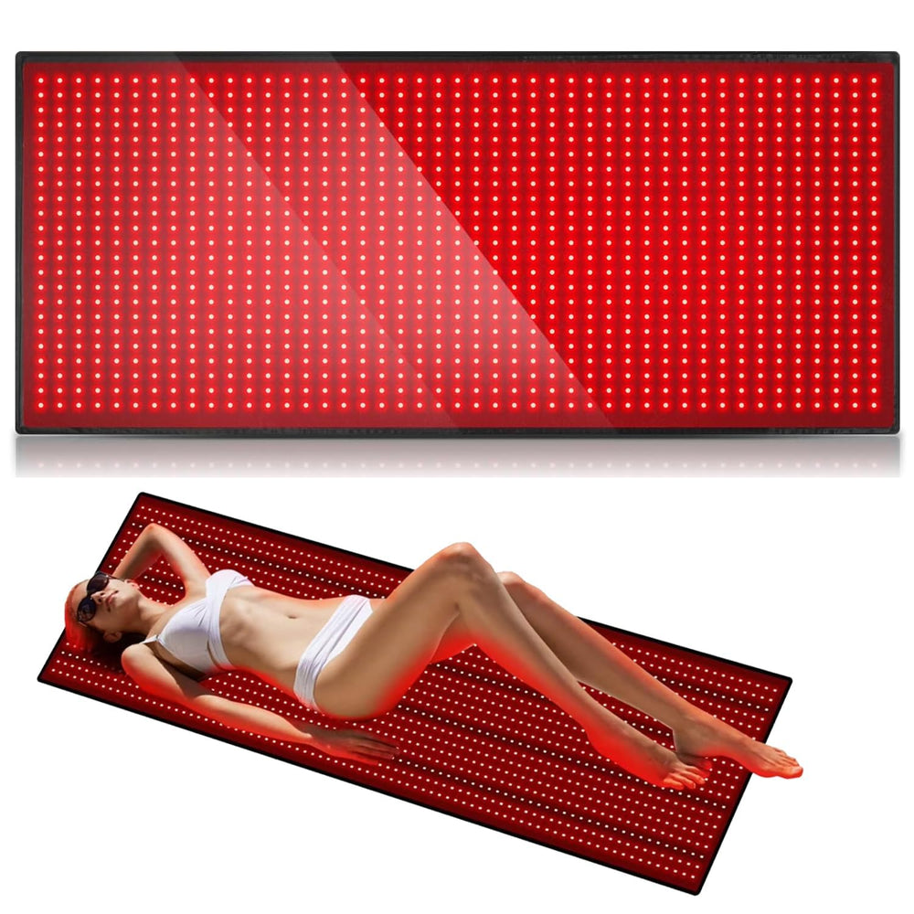 MCJ red light therapy mat back coverage for full-body comfort and relief potential.