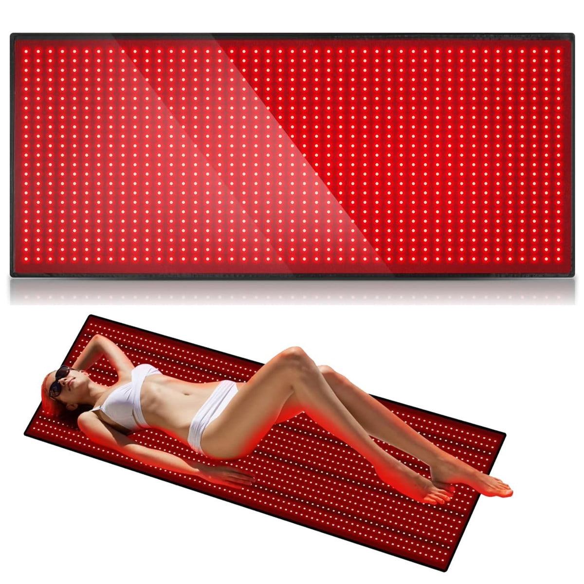 MCJ red light therapy mat back coverage for full-body comfort and relief potential.