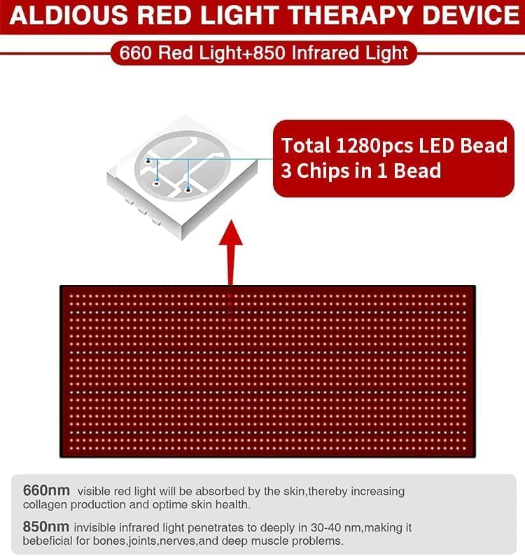 MCJ red light therapy mat includes strap and glasses for safer, hands-free sessions.