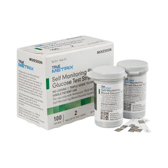 McKesson 06-R3051-41 test strip box of 100 for daily glucose checks