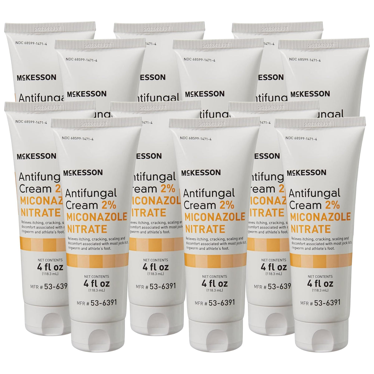 McKesson Antifungal Cream tube, 4 oz, ready for targeted relief.