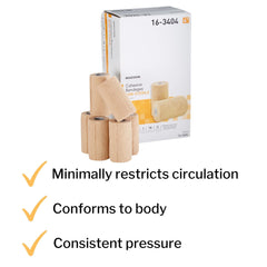 McKesson Elastic Cohesive Bandages close-up showing self-adhering surface