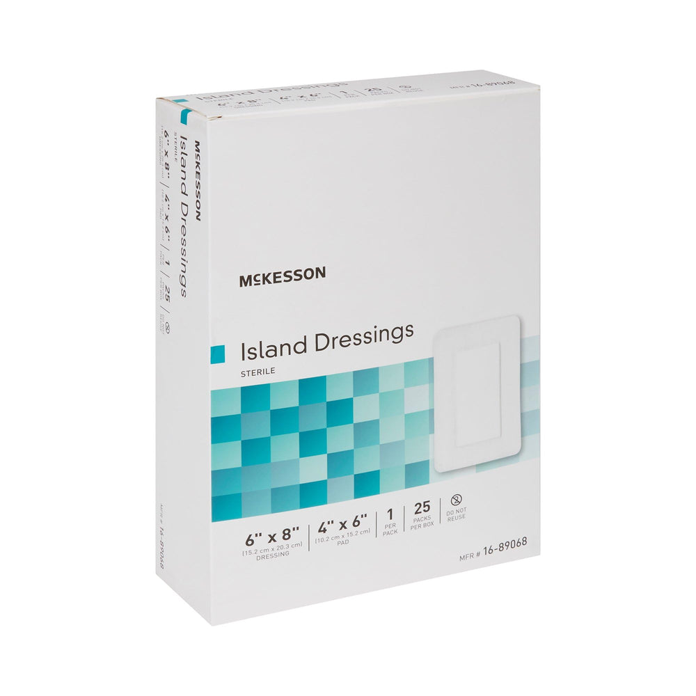 McKesson Island Dressing application-ready design for quick first aid.