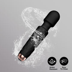MCOEIVP IPX7 waterproof rating supports use in the shower.
