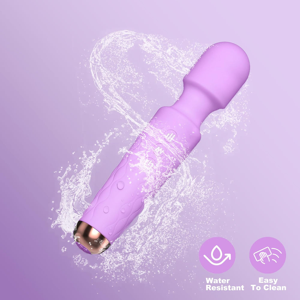 MCOEIVP compact 7.8-inch massager fits easily in bags for travel.