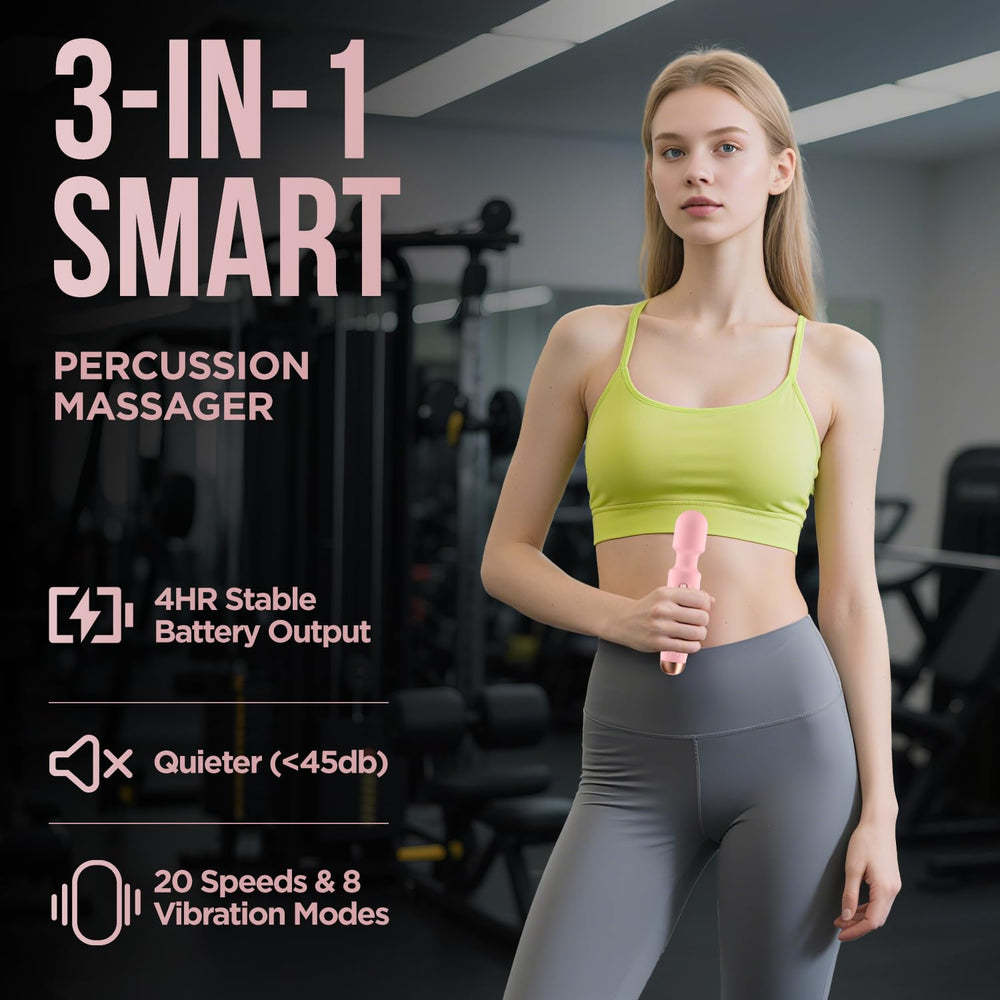 MCOEIVP Quiet Library Massager delivers discreet sessions at 45 dB.