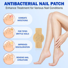 Mcukv Nail Repair Patches individually sealed, mess-free nightly use