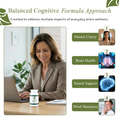 Capsules from M.D. Blend Brain Support in a close-up.