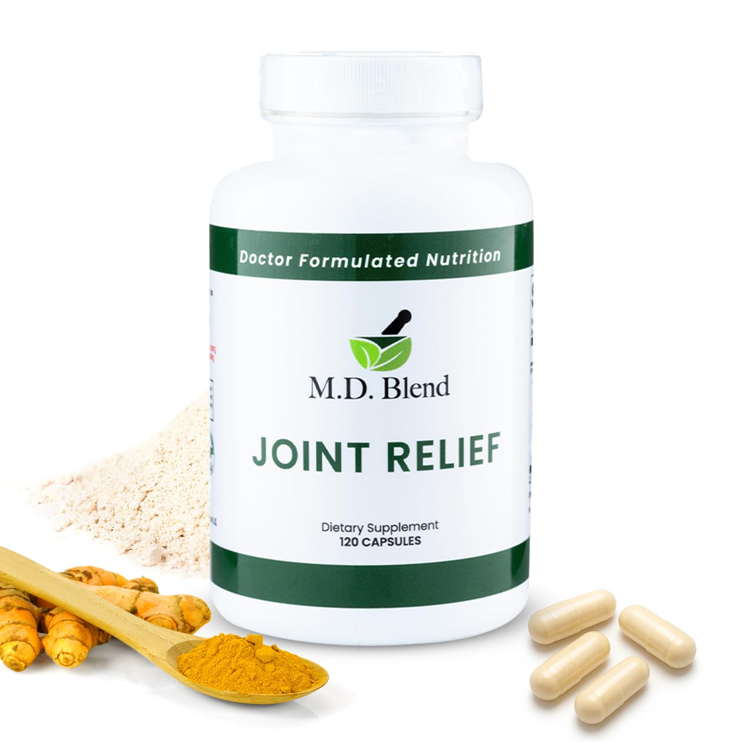 M.D. Joint bottle front highlights mobility-focused joint support