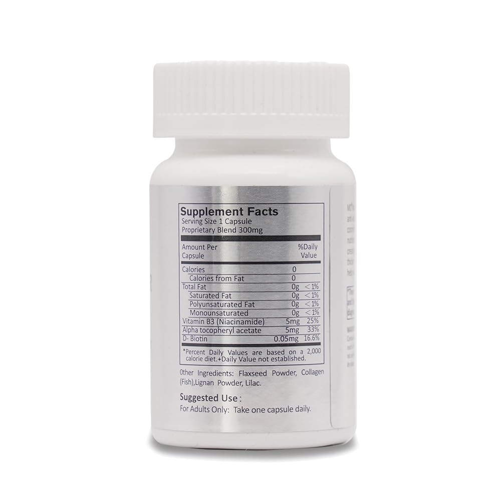 MD Nutri vitamin E and omega-3s nourish scalp environment