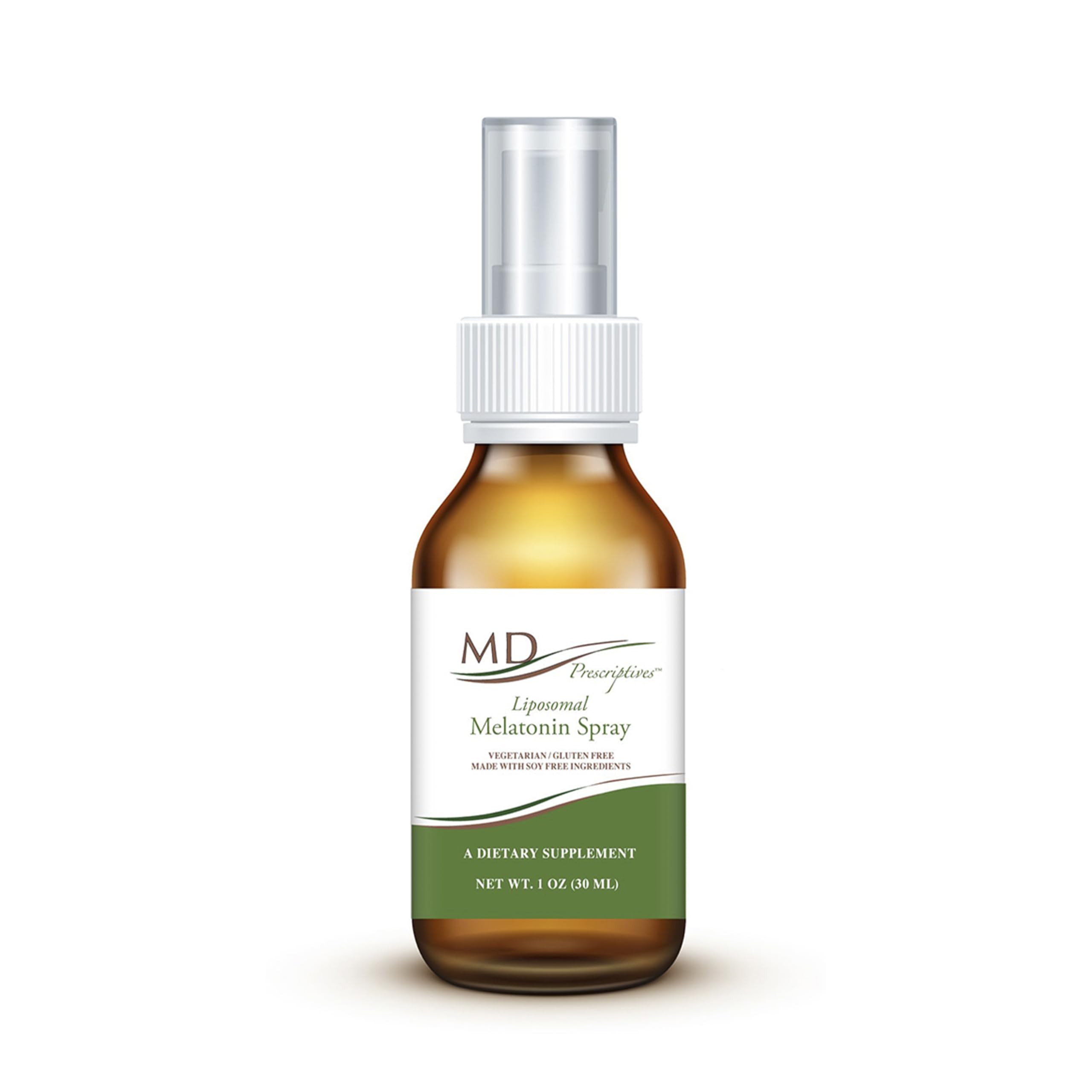 MD Prescriptives liposomal melatonin spray bottle pour facilitates precise dosing