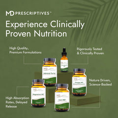 MD Prescriptives Omega MD USA manufactured seal, trusted quality.