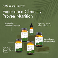 MD Prescriptives Pregnenolone vegetarian capsules, compact bottle for on-the-go use.