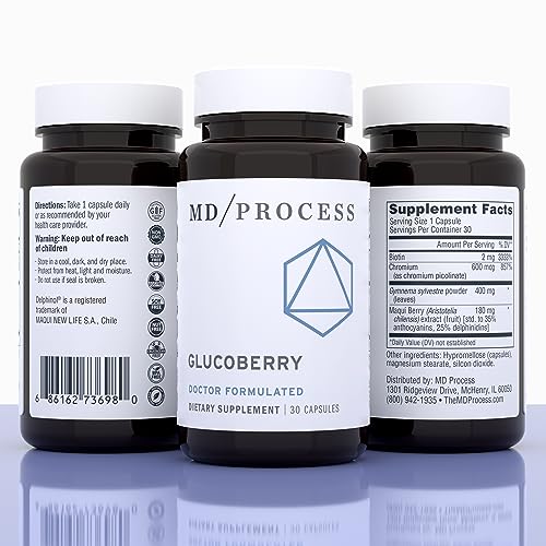MD Process GlucoBerry capsules ready for easy morning take