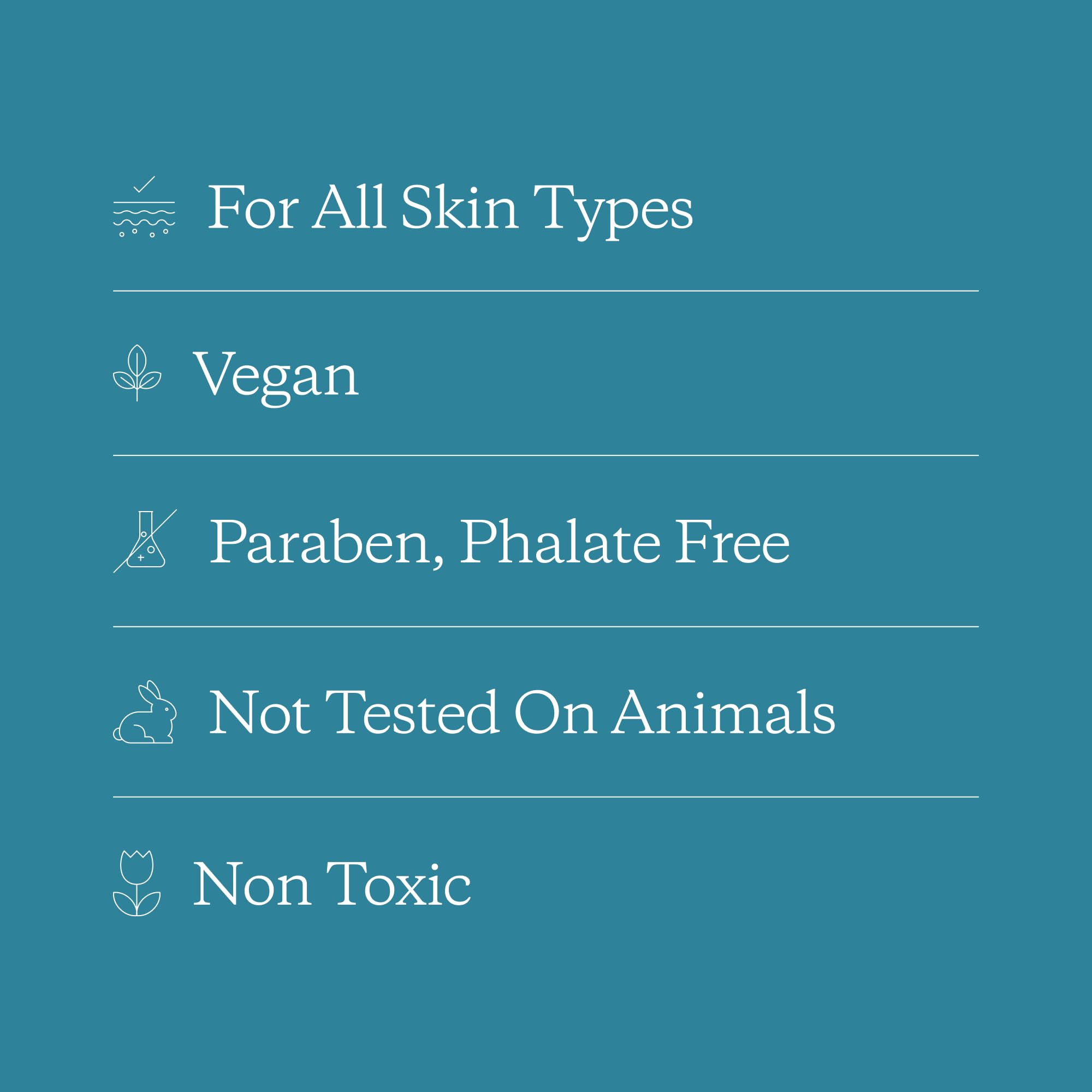 MDacne ingredients panel featuring vitamins A B5 zinc and selenium