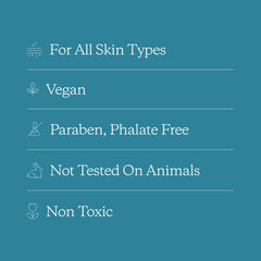MDacne ingredients panel featuring vitamins A B5 zinc and selenium