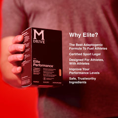 Mdrive Elite OptiZn zinc illustration emphasizing immune and metabolic support.
