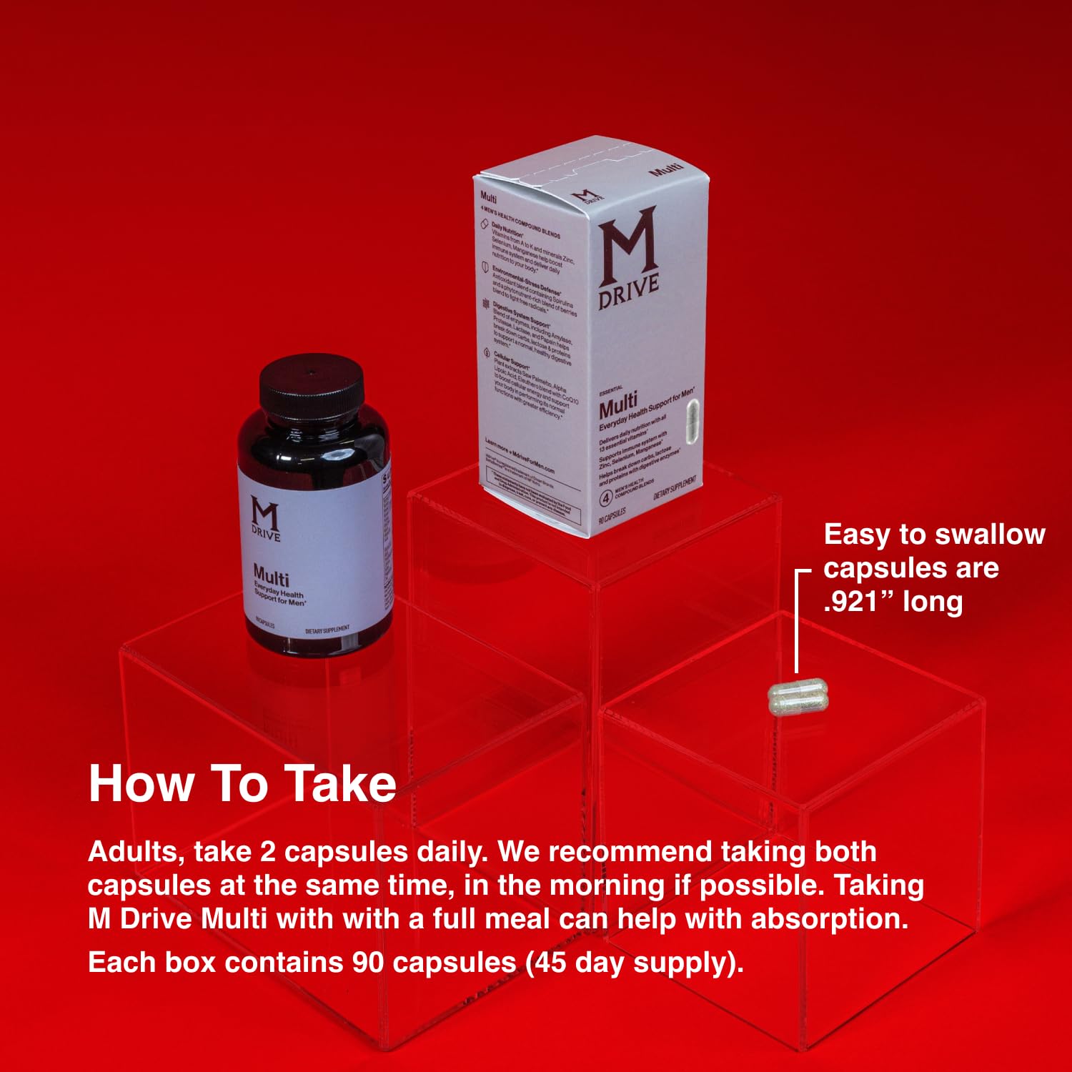 Mdrive digestive enzymes illustrate support for meals