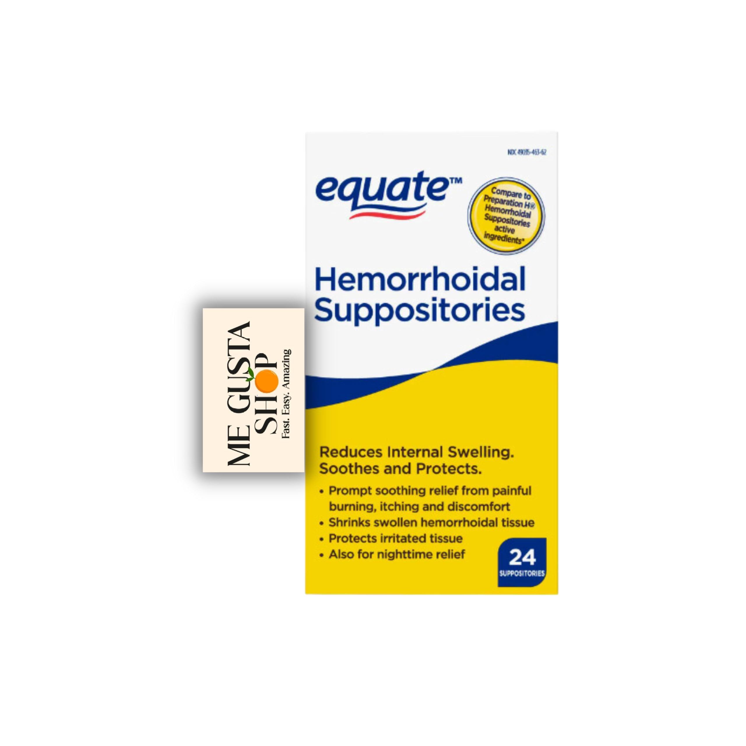 Two 24-count packs totaling 48 suppositories for steady supply.