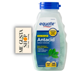 Equate antacid wintergreen chewables depict gas relief use case