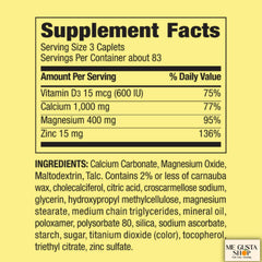 ME GUSTA Shop Spring Valley bottle back shows nutrition details at a glance