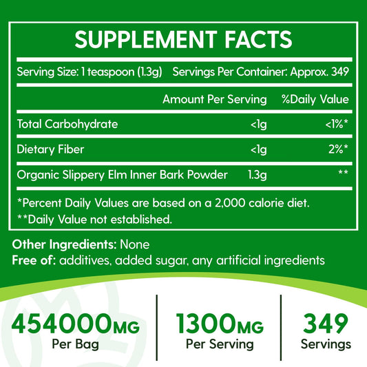 Close-up of Meablewse jar highlights vegan, non-GMO inner bark powder quality