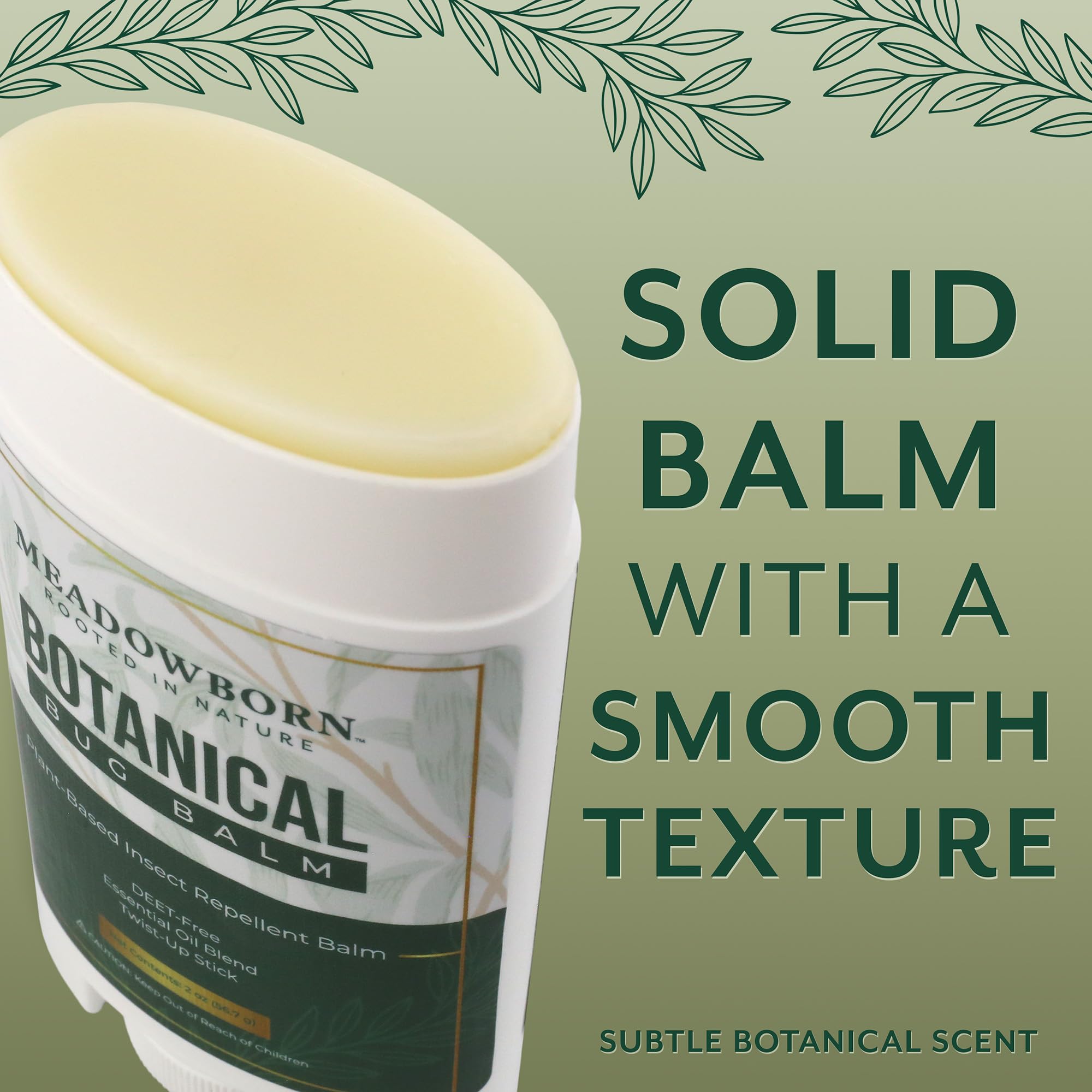 Meadowborn beeswax and soybean oil nourish skin during outdoor use