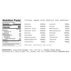 Meal Boosters Savory White Cheddar collagen peptides featured for everyday meals.