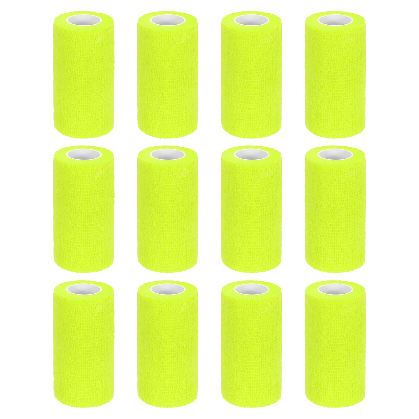MECCANIXITY cohesive bandage roll in yellow for secure, comfortable support.