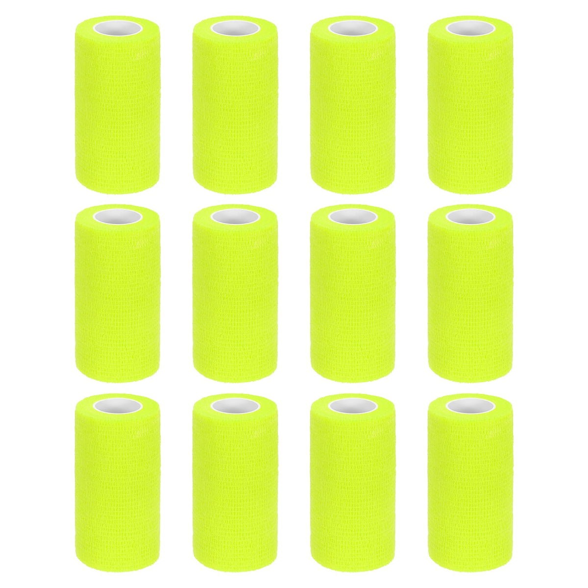 MECCANIXITY cohesive bandage roll in yellow for secure, comfortable support.
