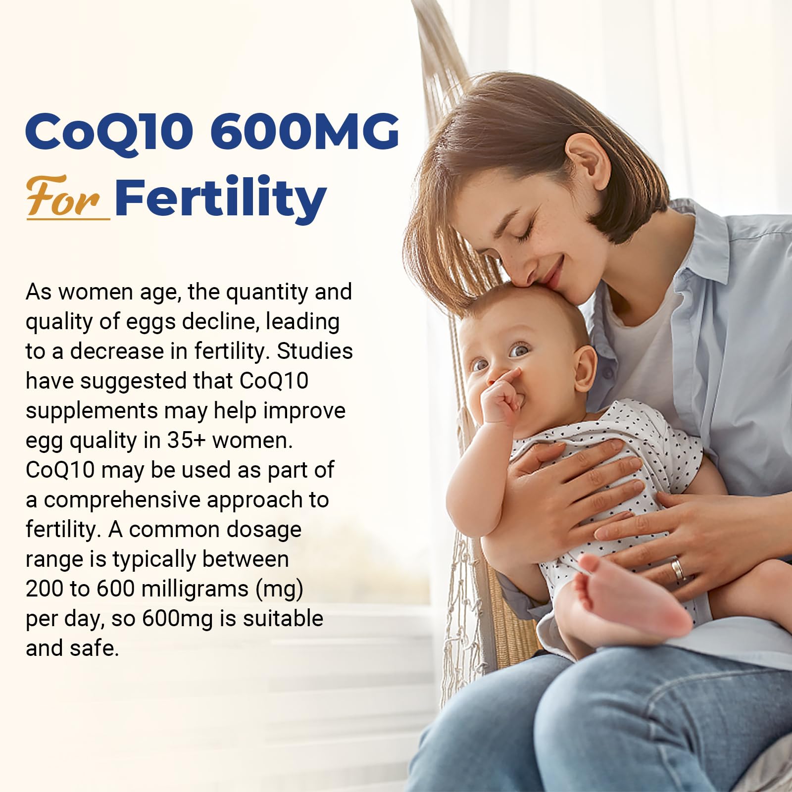 Mecinalis CoQ10 capsules dispense scene for easy daily antioxidant routine.