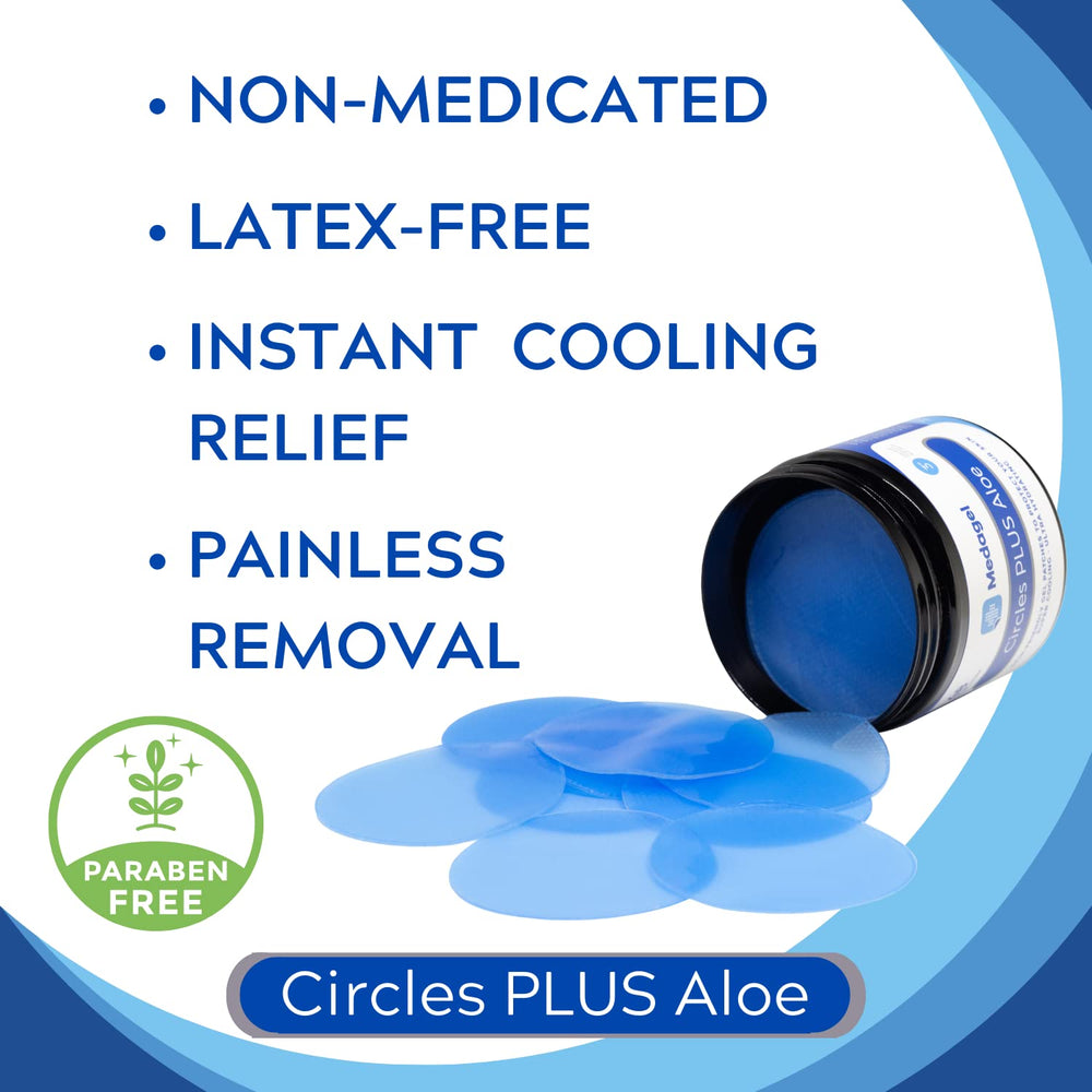 Medagel Circles Plus Aloe 3-inch patch supports breastfeeding comfort