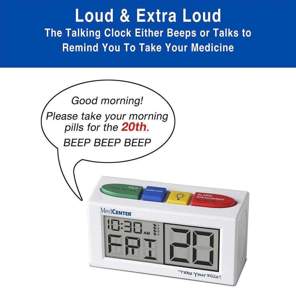 MEDCENTER caregiver-use scene shows reliable reminders supporting daily routines.