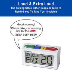 MEDCENTER caregiver-use scene shows reliable reminders supporting daily routines.