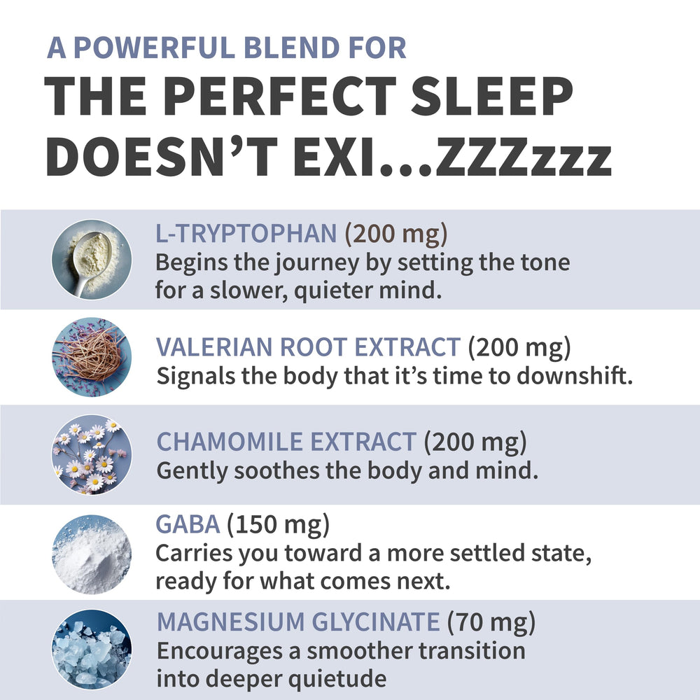MEDCHOICE sleep support bottle back reveals magnesium and ashwagandha for relaxed winding down