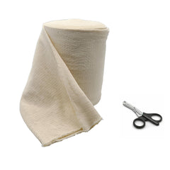 Medcore tubular bandage size J provides tape-free, secure compression for trunks and thighs