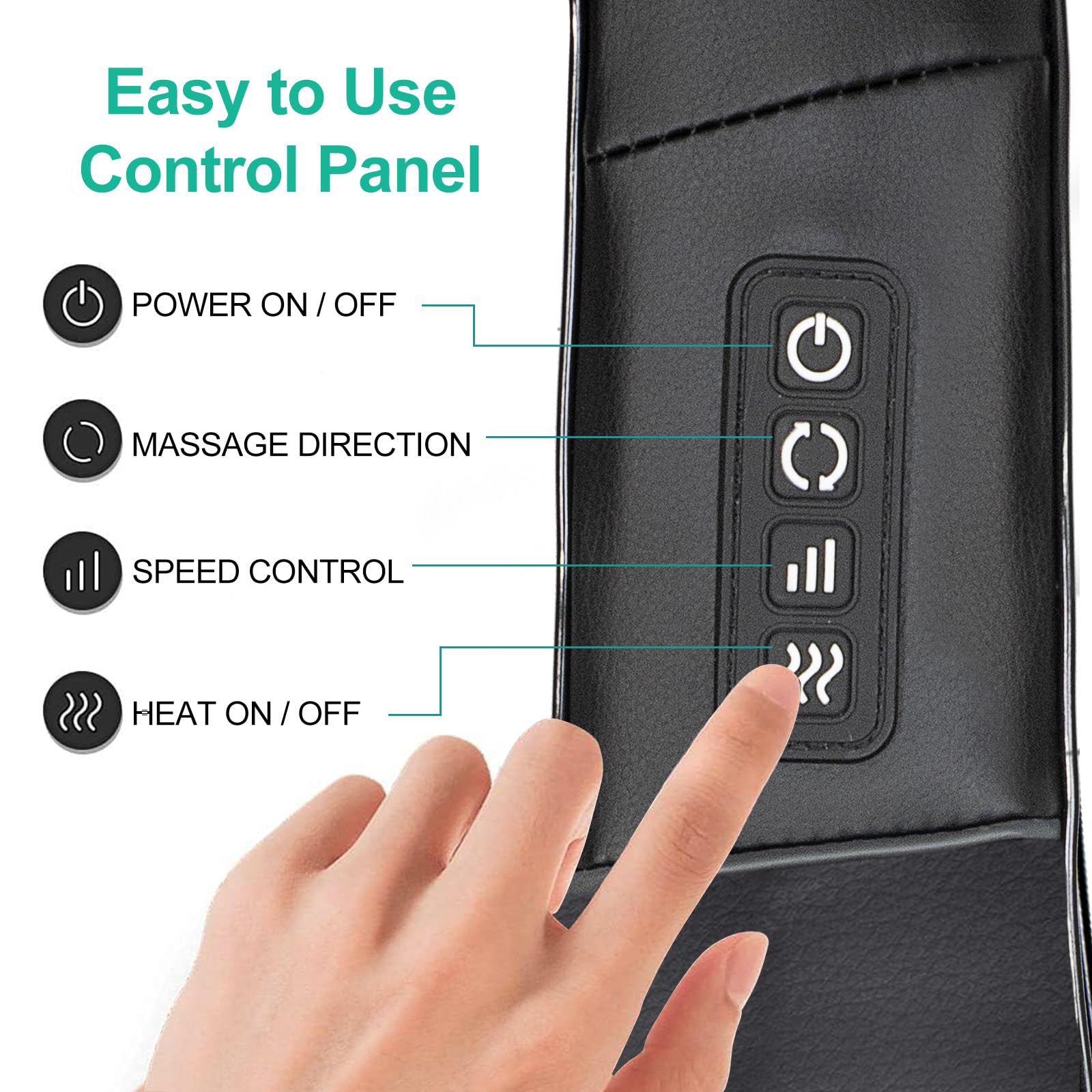 Medcursor Neck Massager adjustable strap lets you tailor fit for neck relief