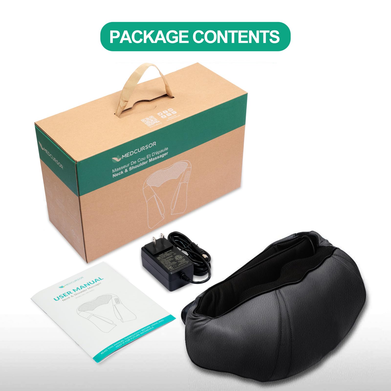 Medcursor Neck Massager auto-shutdown supports safe use