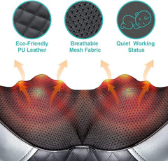 Medcursor Neck Massager durable PU leather and breathable mesh for comfort