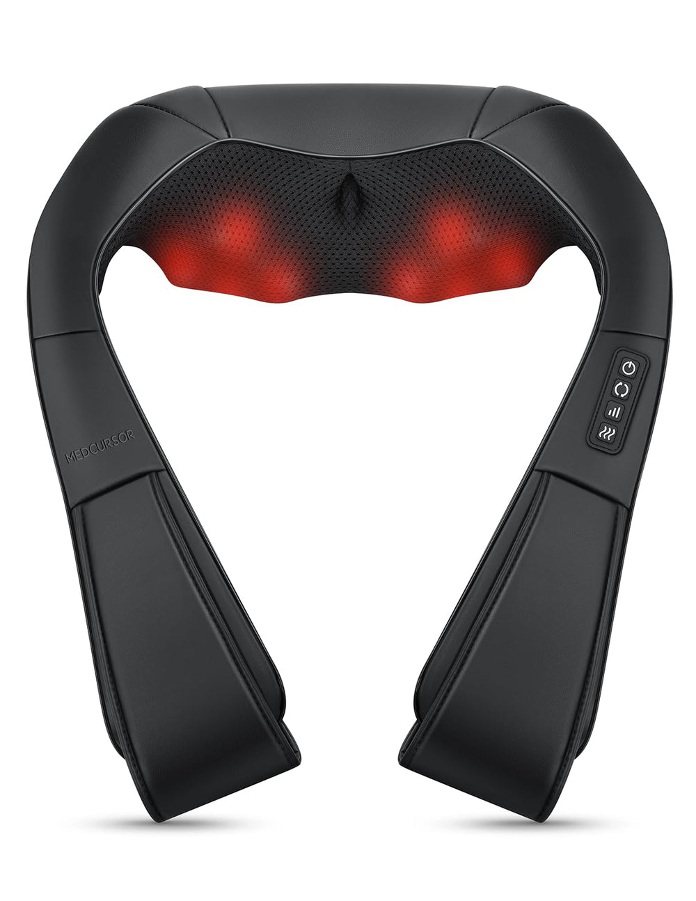 Medcursor Neck Massager with heat function comforts neck tension and stress