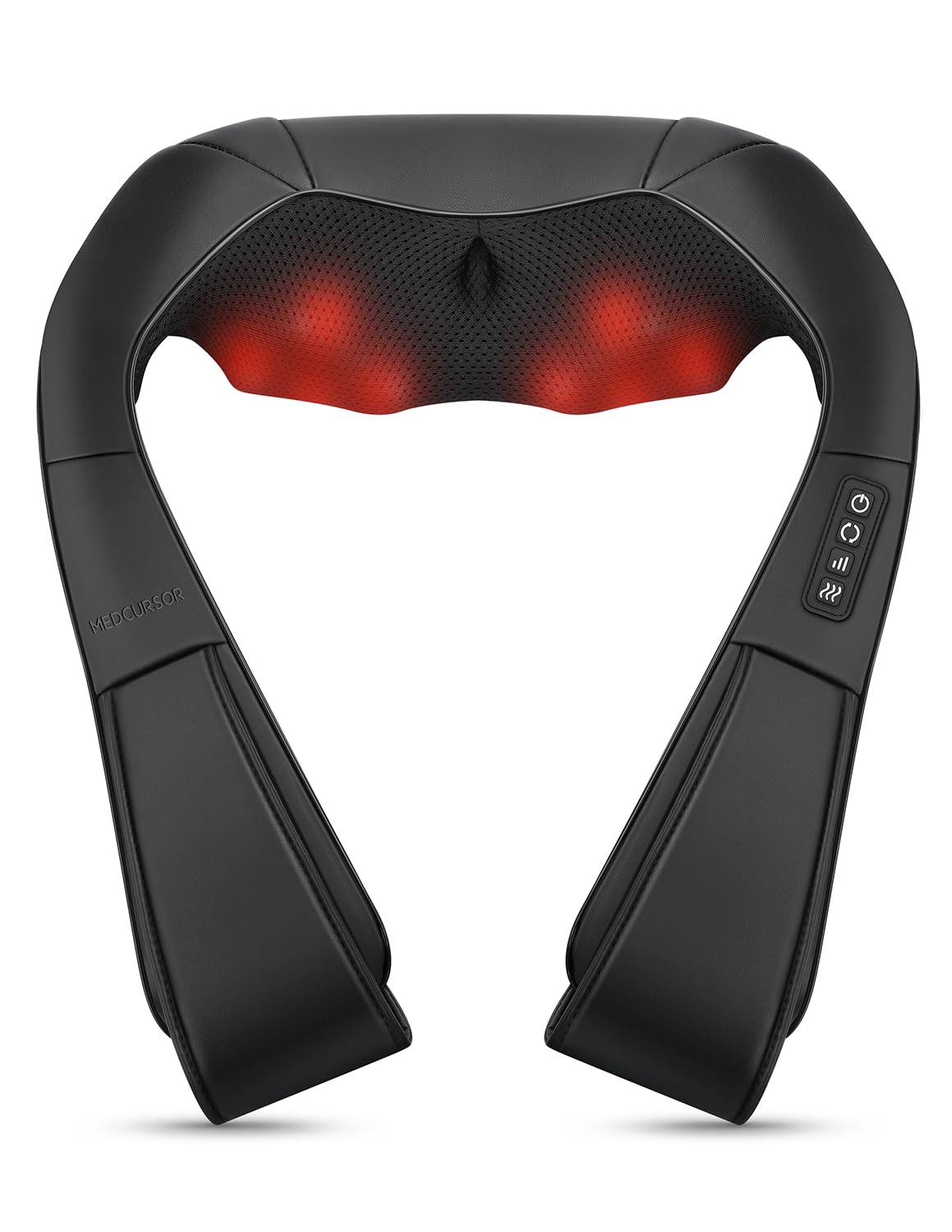 Medcursor Neck Massager with heat function comforts neck tension and stress
