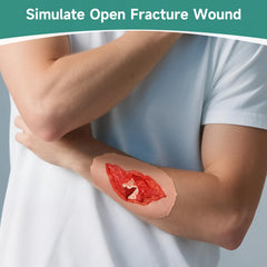 MedEduQuest fracture fixation demo on wound care model